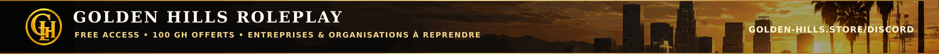 Bannière Golden Hills